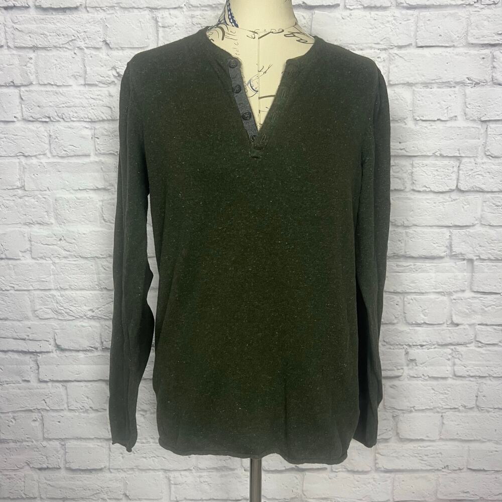 Rye by Hawker Rye Green Women Long Sleeve T-Shirt Size Medium
